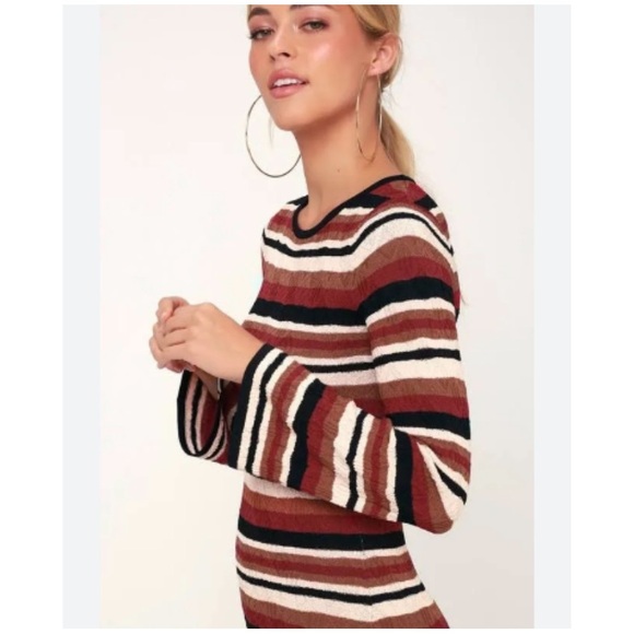 ALI & JAY IT WAS ALL A DREAM STRIPE DRESS SIZE SMALL - Picture 5 of 10